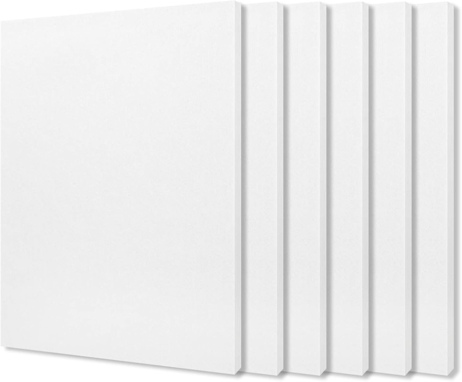 BXI Sound Absorber - 400 X 300 X 9mm 6 Pcs High Density Acoustic Absorption Panel, Sound Absorbing Panels Reduce Echo Reverb, Tackable Acoustical Felt Tiles for Ceiling and Wall Decoration