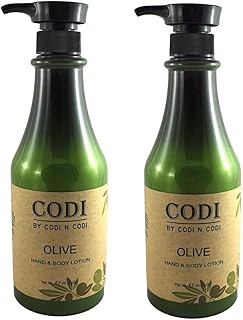 Codi Olive Hand & Body Lotion 750ml/25oz (pack of 2)