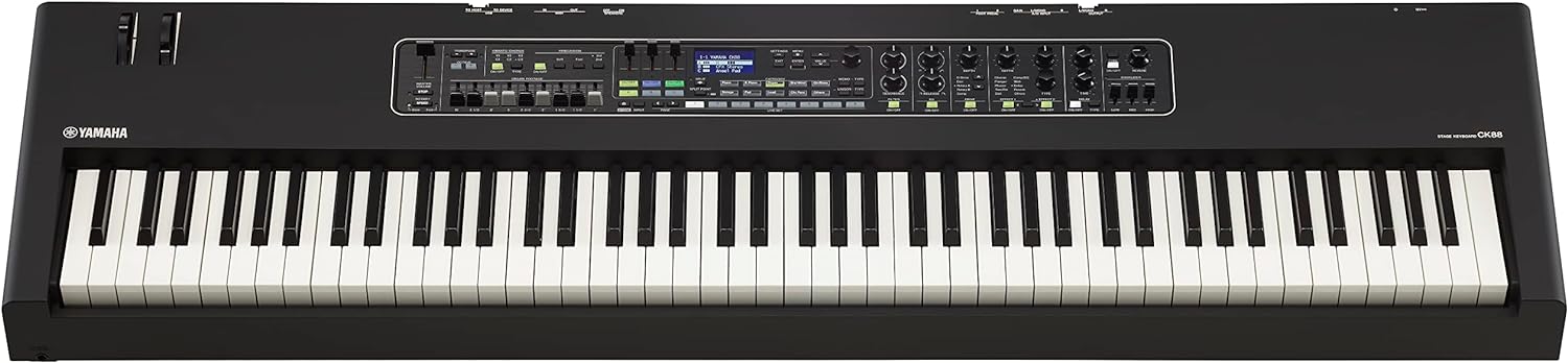 Yamaha CK Series 88-Key Stage Keyboard with Built-In Speakers, Black (CK88)