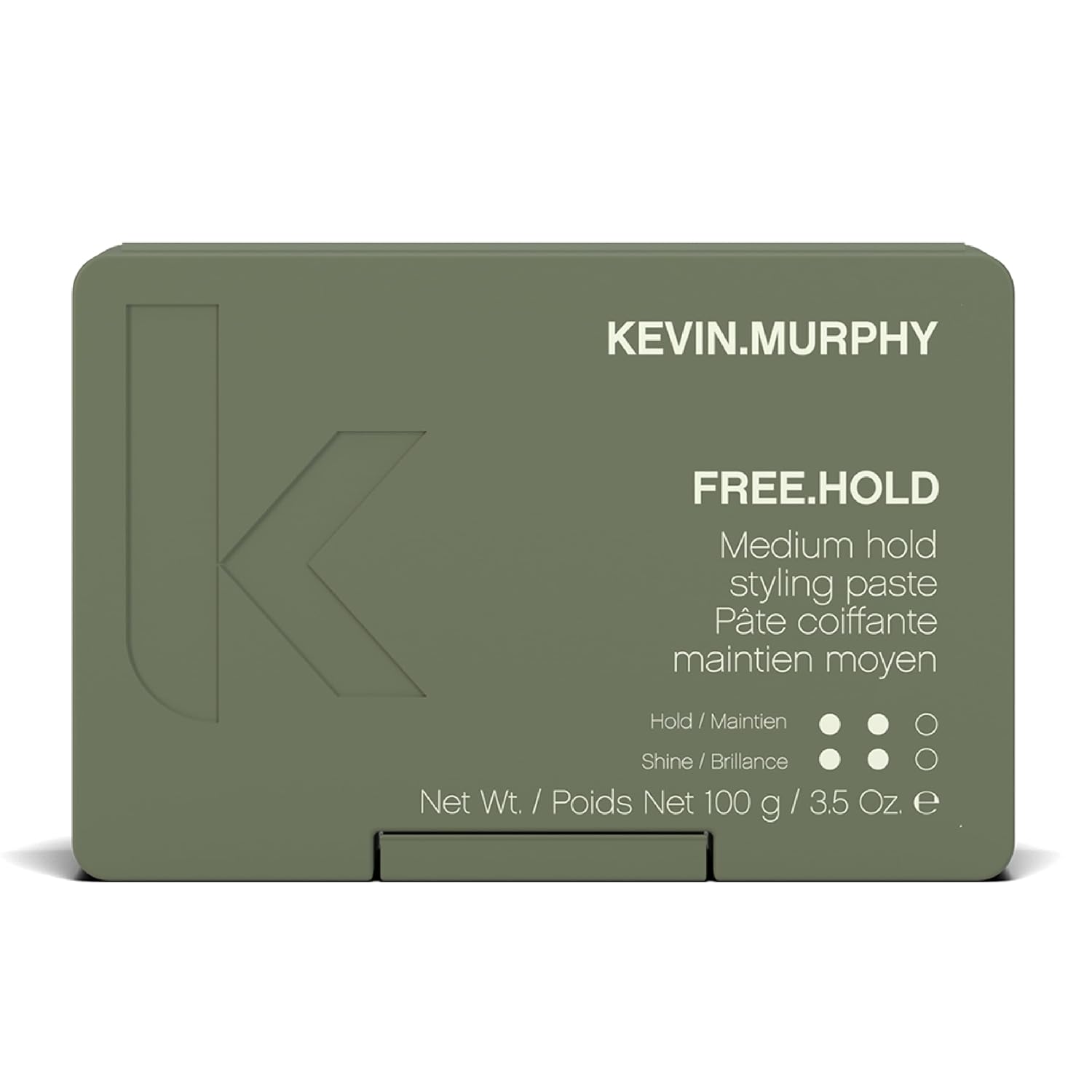 KEVIN.MURPHY FREE.HOLD - Hair Styling Paste - For All Types - Medium Hold - Hair Breakage Prevention - Styling Product - Paraben Free Hair Care - 100 g / 3.5 oz