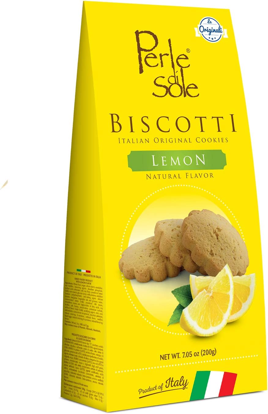Natural Lemon Flavored Biscuits - Perle di Sole