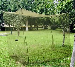 Mosquito Netting - Military Green Portable Tactical Net for Camping - Fits Twin Size Beds and Cots