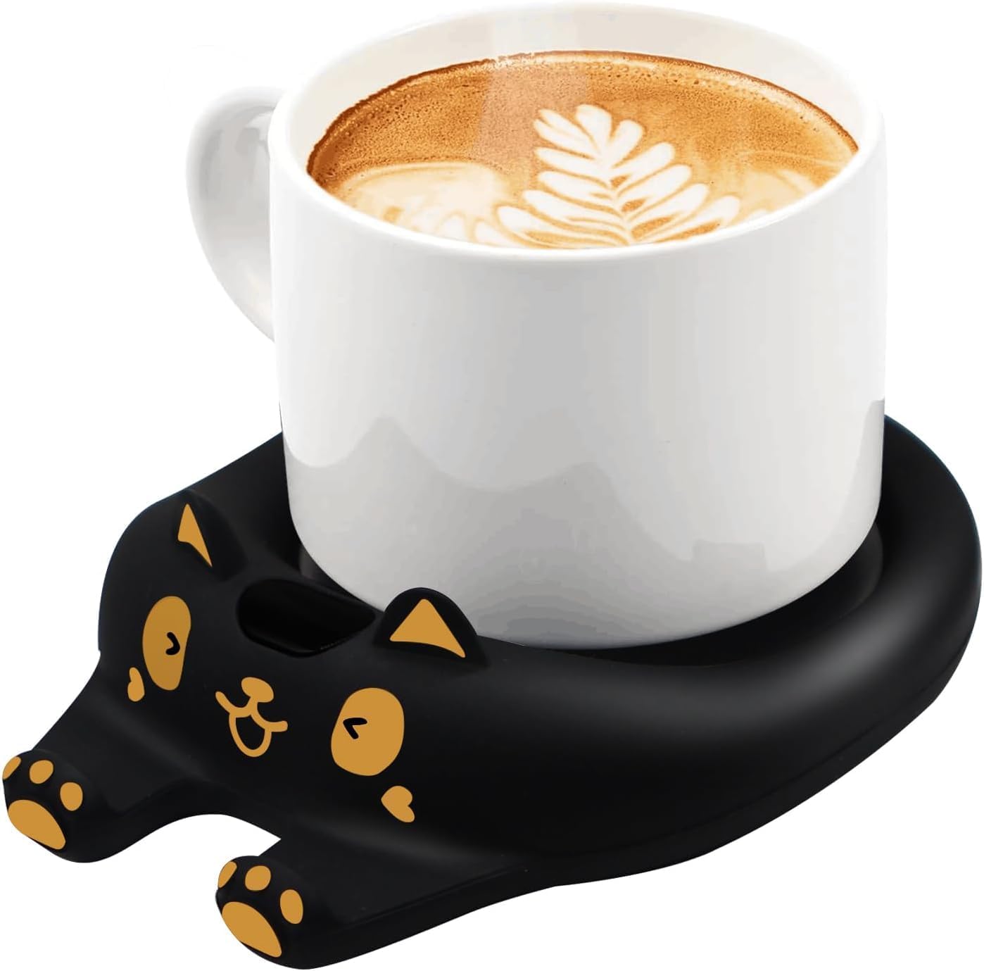 Mug Warmer,Coffee Warmer for Desk Candle Warmer Auto Shut Off,Coffee Cup Warmer with 3 Temp Settings,Electric Beverage Warmer Plate for Coffee,Tea,Water Milk and Cocoa (Black)