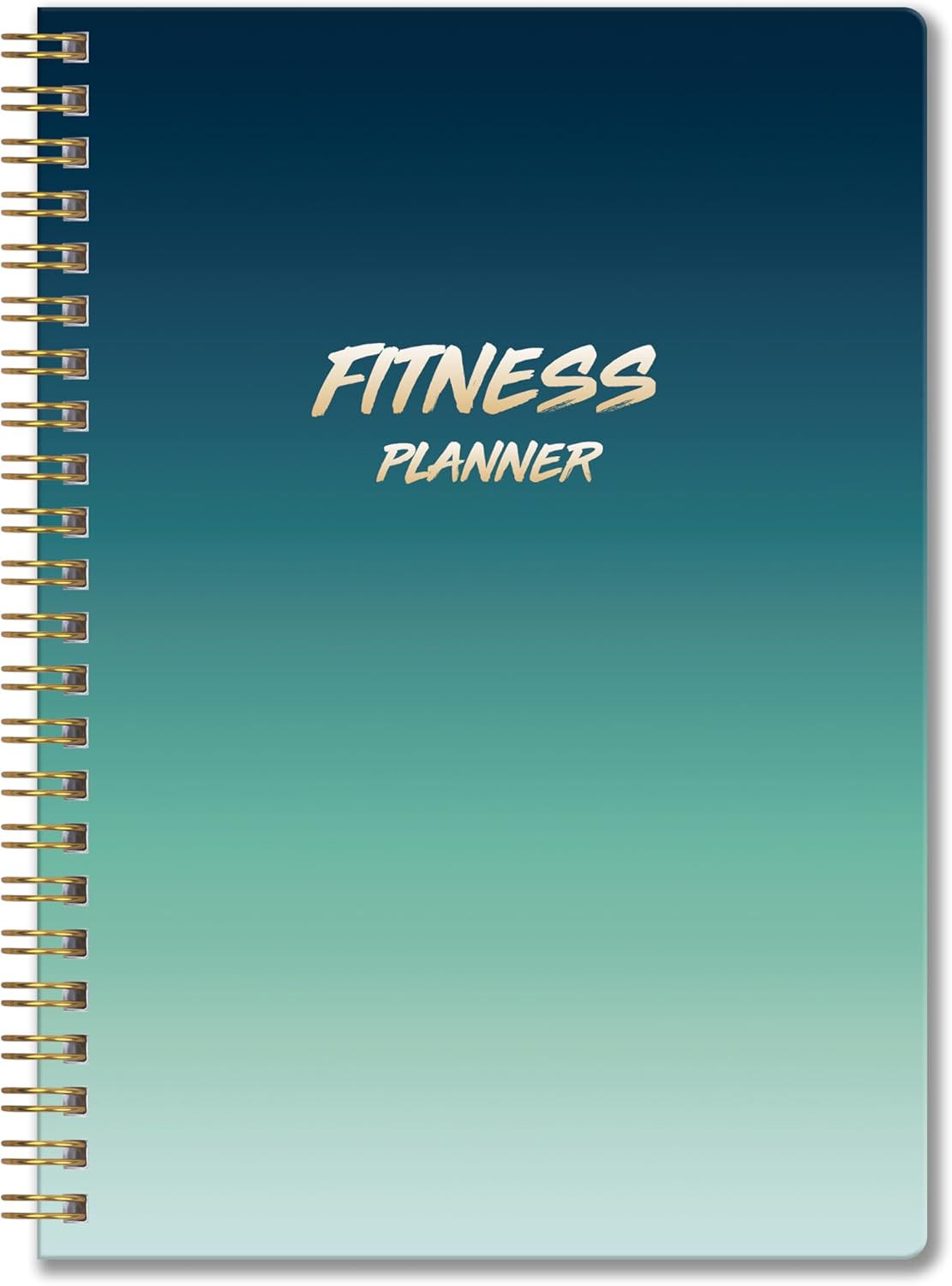 Fitness Journal Workout Planner for Women & Men - A5(5.9" x 8.6") Sturdy Workout Log Book for Gym & Personal Home Workouts