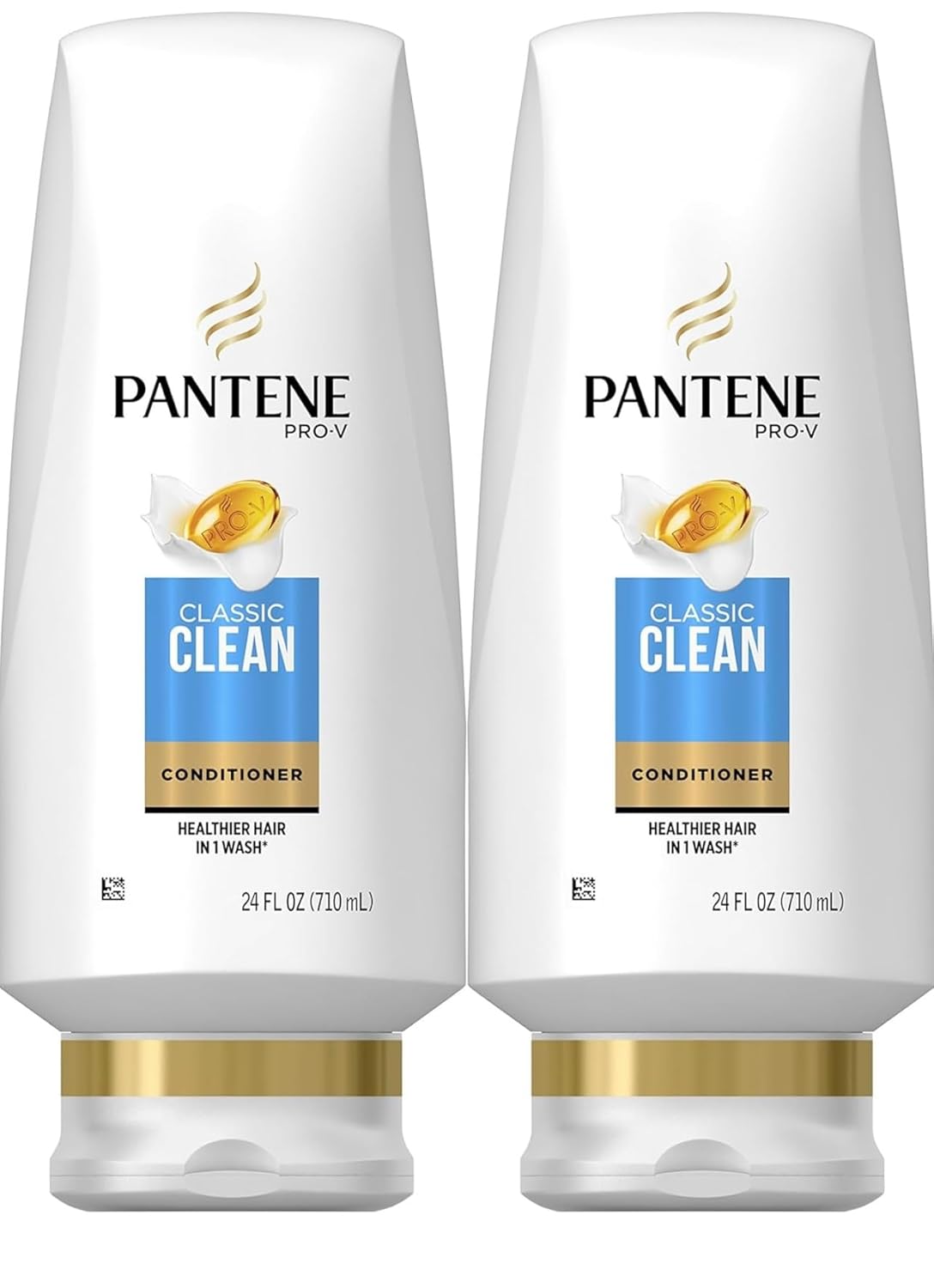 Pantene Classic Clean Conditioner, 24 fl oz, Twin Pack
