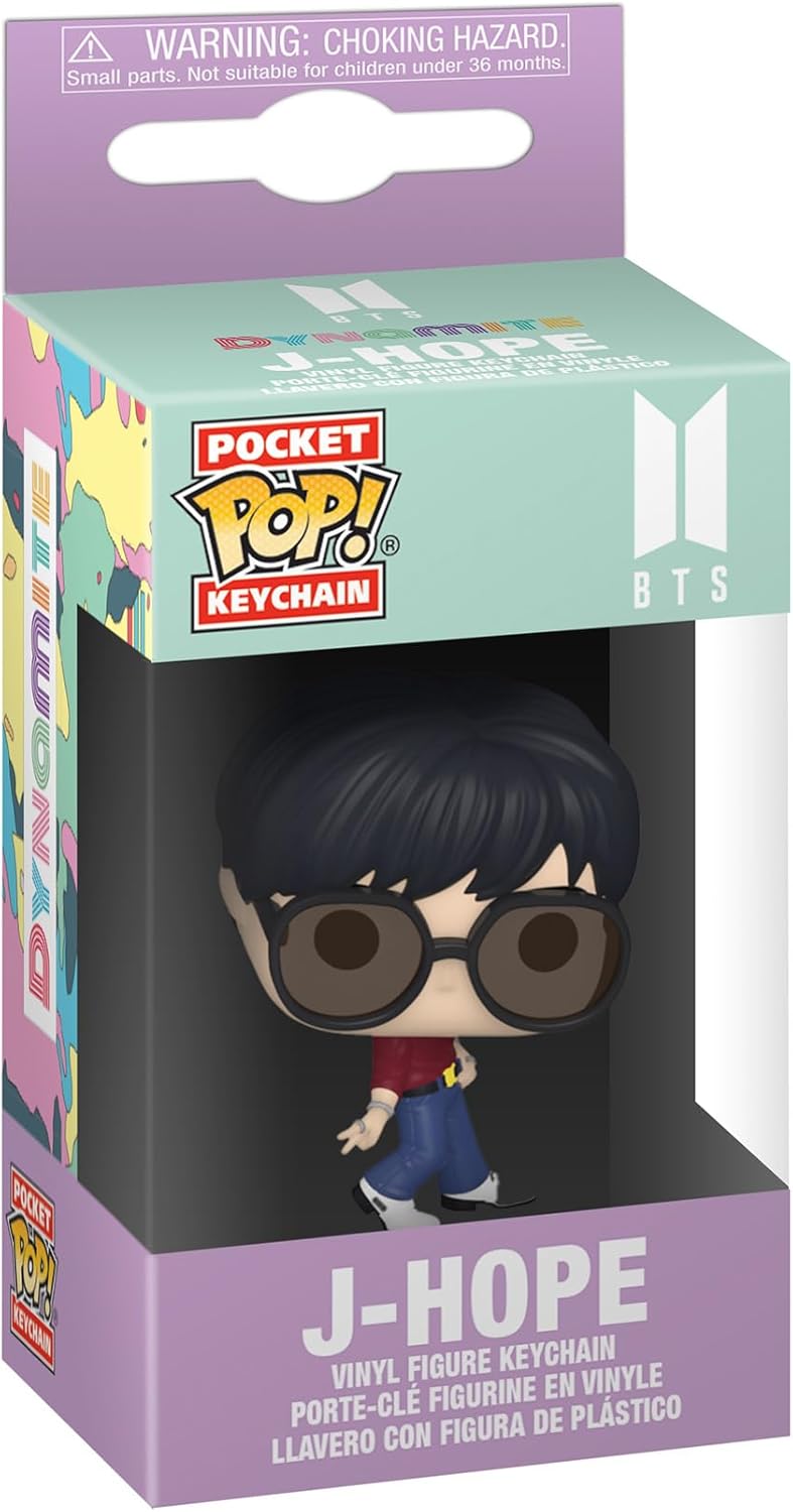 Funko POP! Keychain: BTS - Dynamite - J-Hope Novelty Keyring - Collectable Mini Figure - Stocking Filler - Gift Idea - Official Merchandise - Music Fans - Backpack Decor