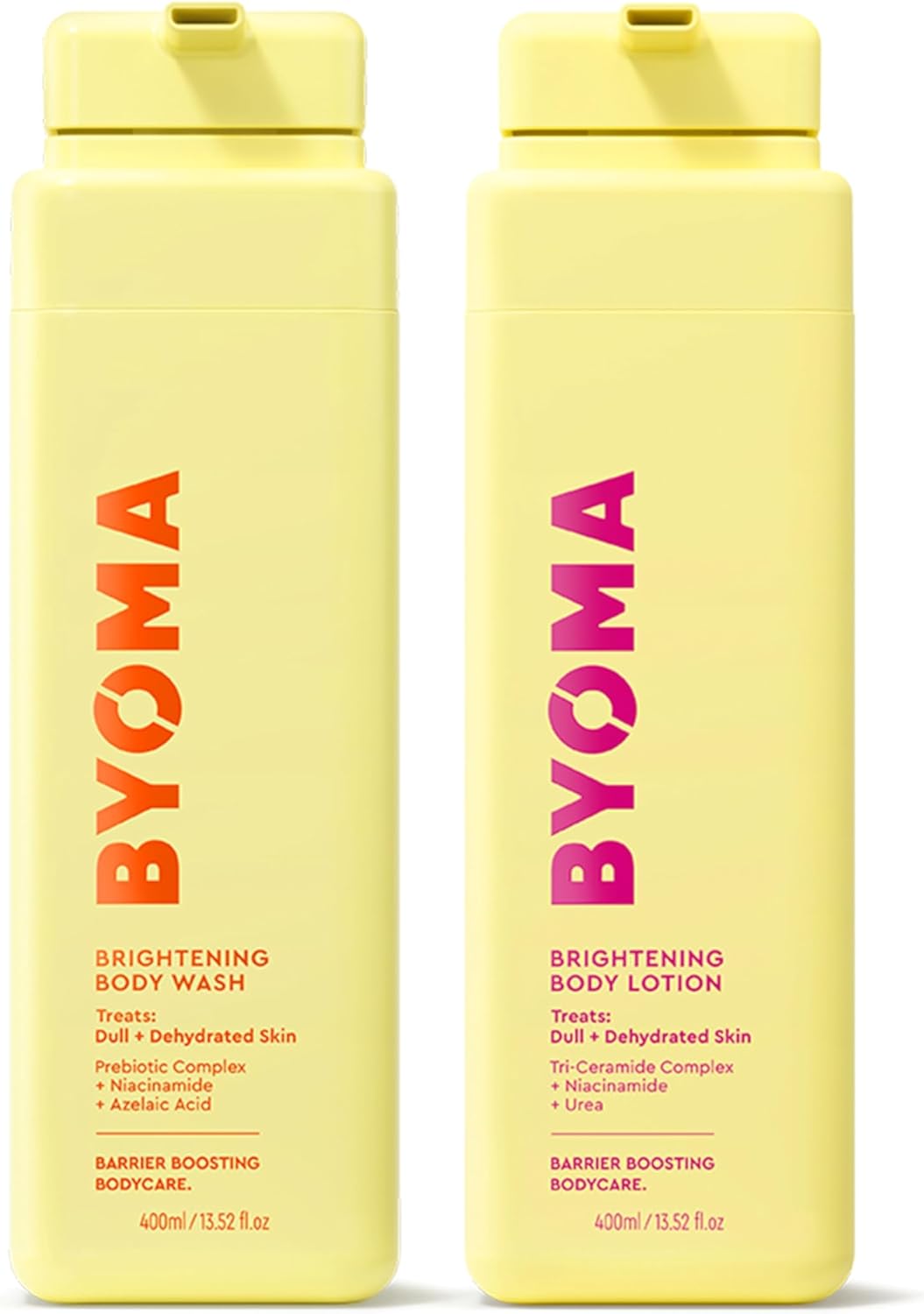 BYOMA BODY Brightening Body Lotion 400ml + BYOMA BODY Brightening Body Wash 400ml