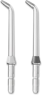 Waterpik Genuine Precision Tips Replacement for Water Flossers (Formerly Classic Jet) Refill Heads Nozzles, JT-100E, 2 Count (assorted colors)