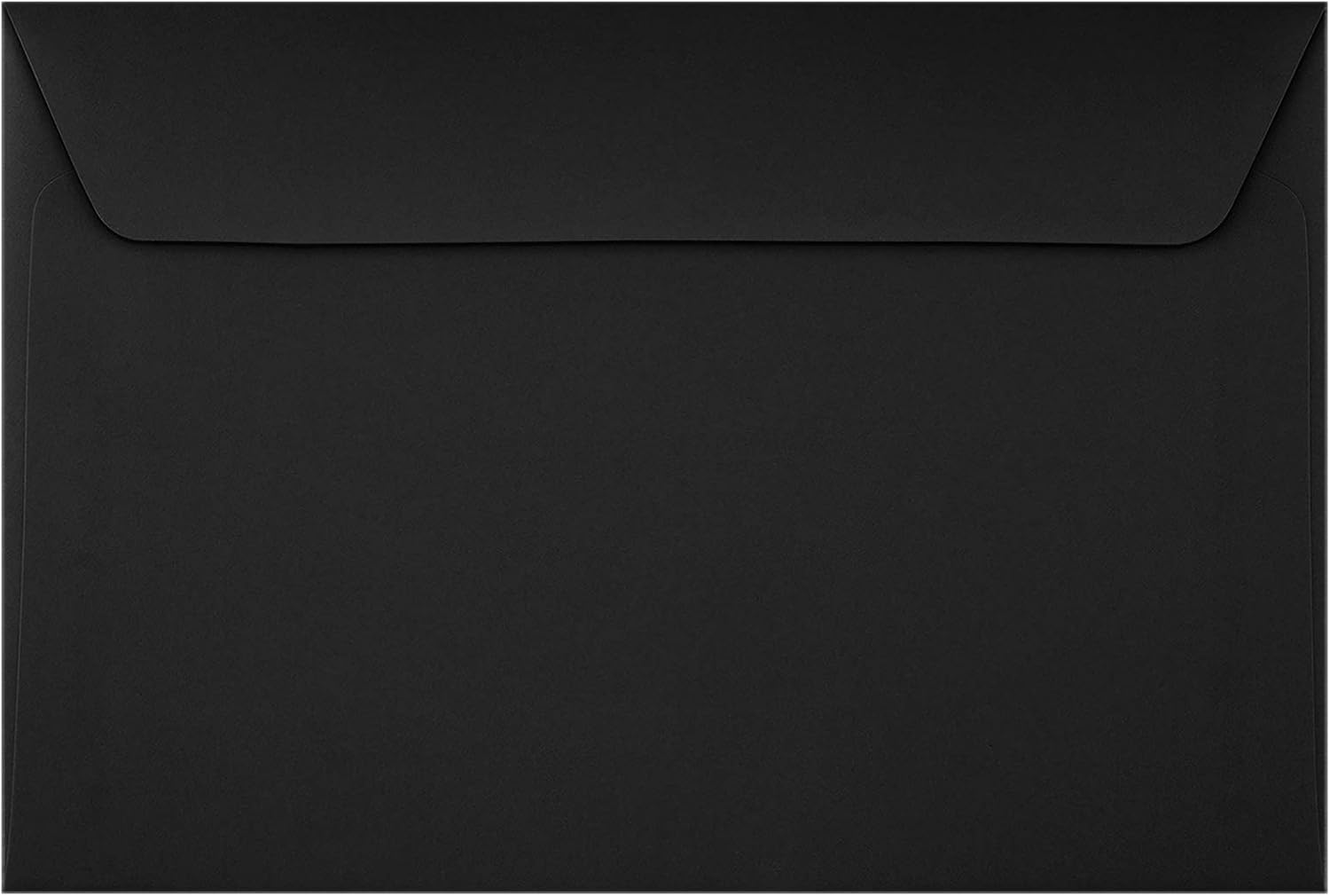 LUXPaper 6 x 9 Booklet Envelopes | Midnight Black | 80lb. Text | 50 Qty