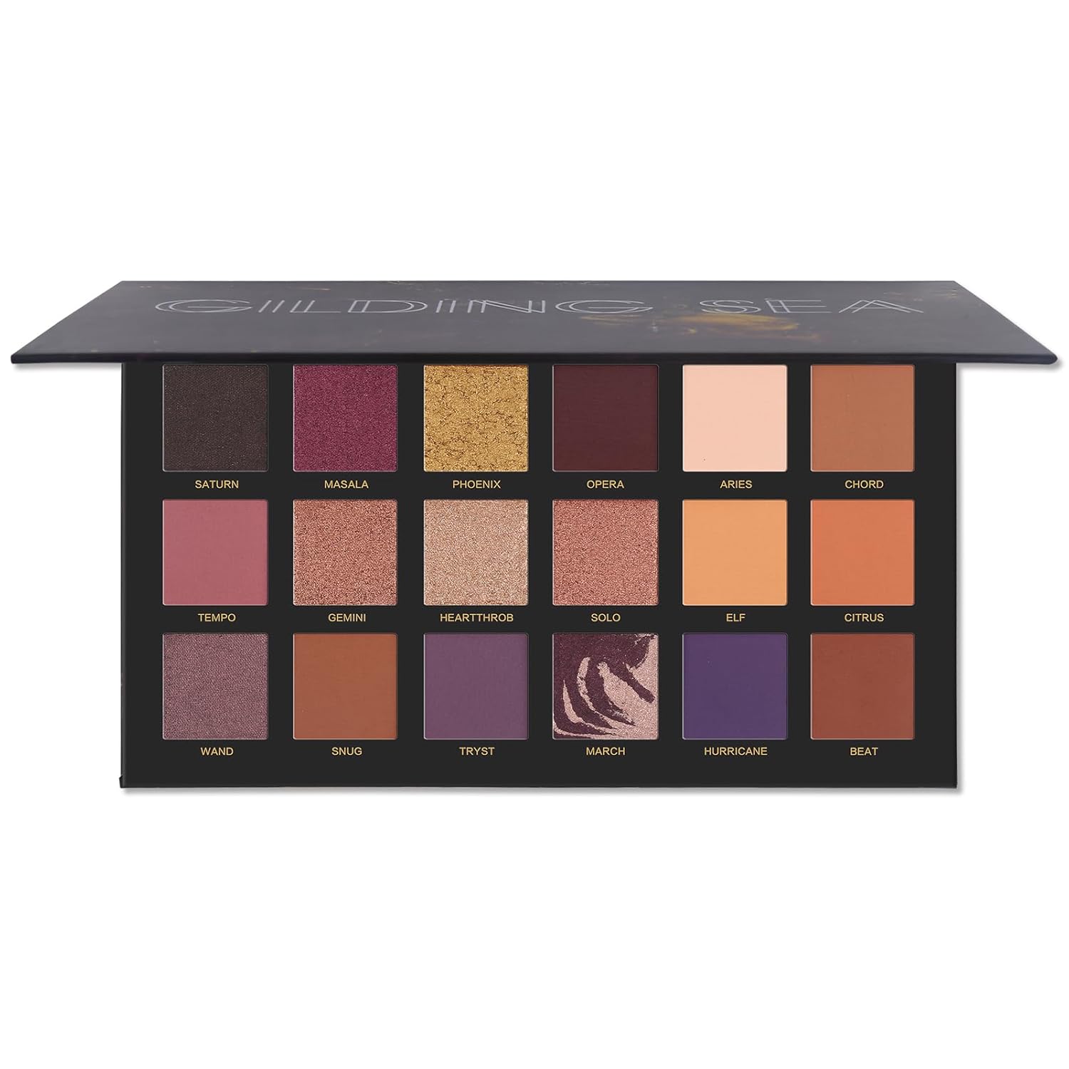 Shimmer Matte Makeup Eyeshadow Palette Professional 18 Colors High Pigmented Warm Neutral Metallic Blendable Creamy Eye Shadow Pallet Set
