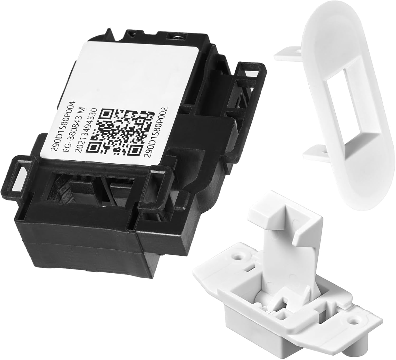 (𝟐𝟎𝟐𝟔 𝐔𝐩𝐠𝐫𝐚𝐝𝐞𝐝) WH01X27954 Washer Lid Lock Switch WH01X24381 Washer Lid Lock Bezel WH02X24399 Washer Lid Lock Striker - Compatible with GE Hotpoint Top Load Washer Replacement (3 PACKS)