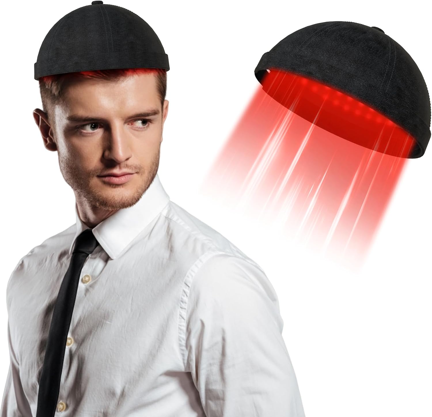 iKeener Laser Hair Growth Helmet,236 Pcs Red & Blue Light Laser Stimulates Hair Follicle Growth,FDA Cleared Hair Growth Cap Treatments Restore Hair Thickness,Alopecia for Men & Women Therapy (Black)
