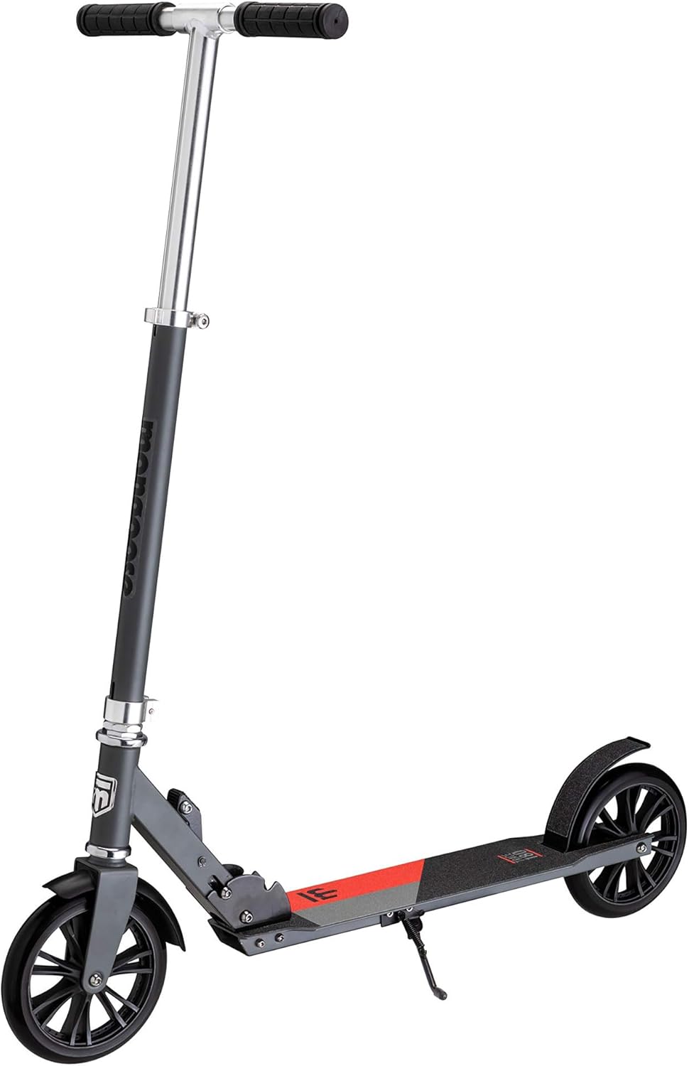 Mongoose Trace Kick Scooter for Youth Adult Boys and Girls, Quick-Release, Lightweight & Easy Folding Scooter, Bike Style Grips, Supports 176 lb Up to 220 lbs