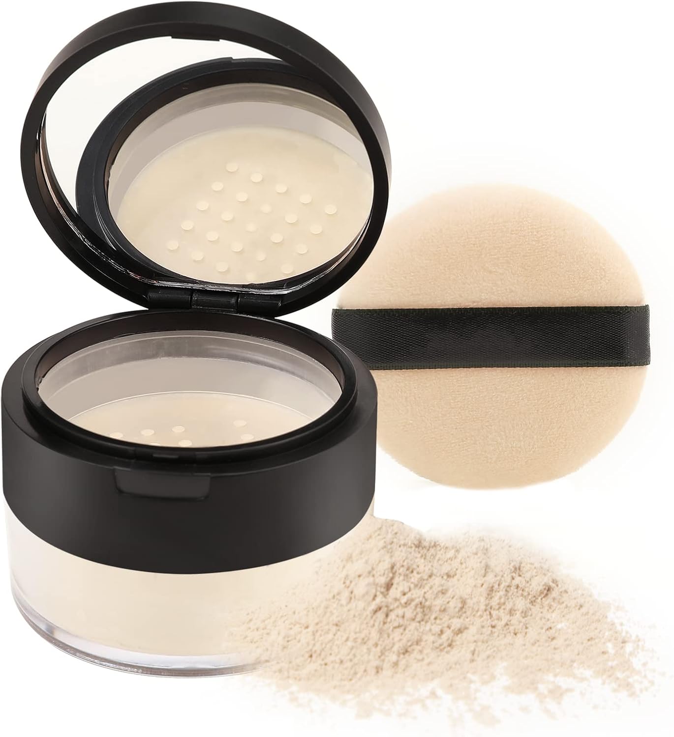 Boobeen Oil Control Loose Face Powder - Translucent, Matte Tint, Lightweight & Long Lasting Setting Powder