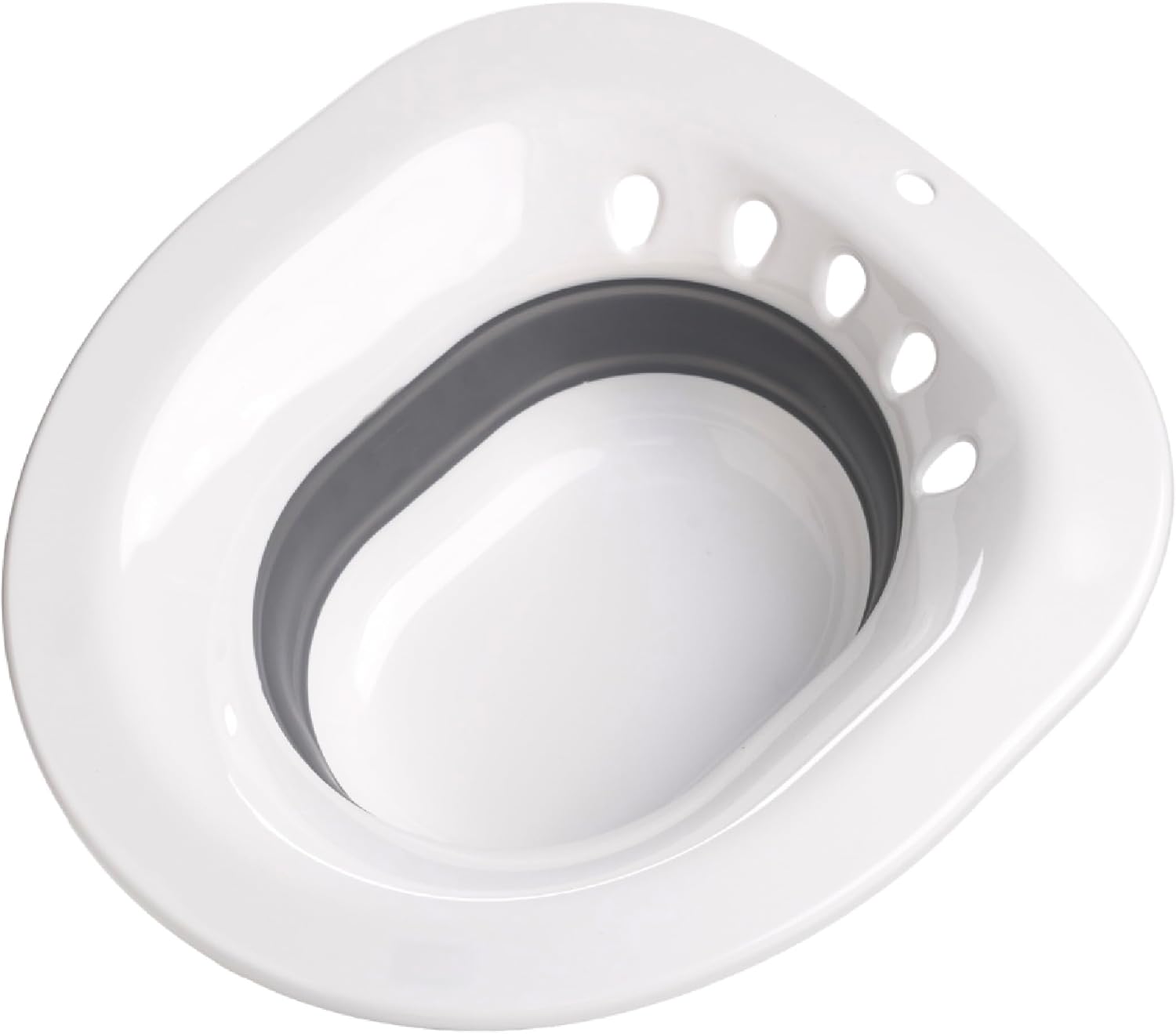 First Days Maternity, Collapsible Sitz Bath – Ideal for Pregnancy, Postpartum Recovery, Haemorrhoids, and Surgery Relief – Fits Most Toilets – 34x39x5.5cm, Easy to Use and Store, Pack of 1