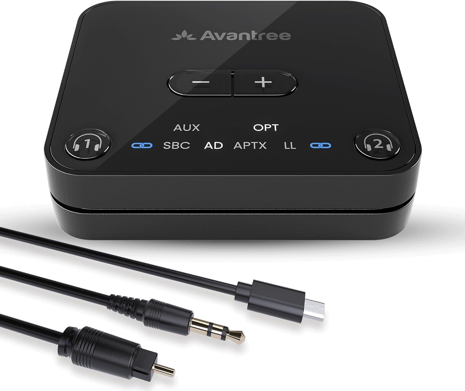 Avantree Audikast 3 – Bluetooth TV Transmitter for 2 Headphones