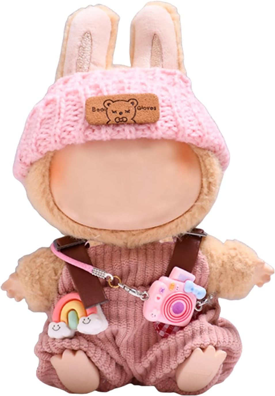Mrltau Stylish Doll Clothes For Labubu Doll, Handcrafted Crochet Miniature Accessories Set For Labubu Clothes Accessories,Compatible with Labubu Outfit Doll Accessories Gifts For Girls Boys