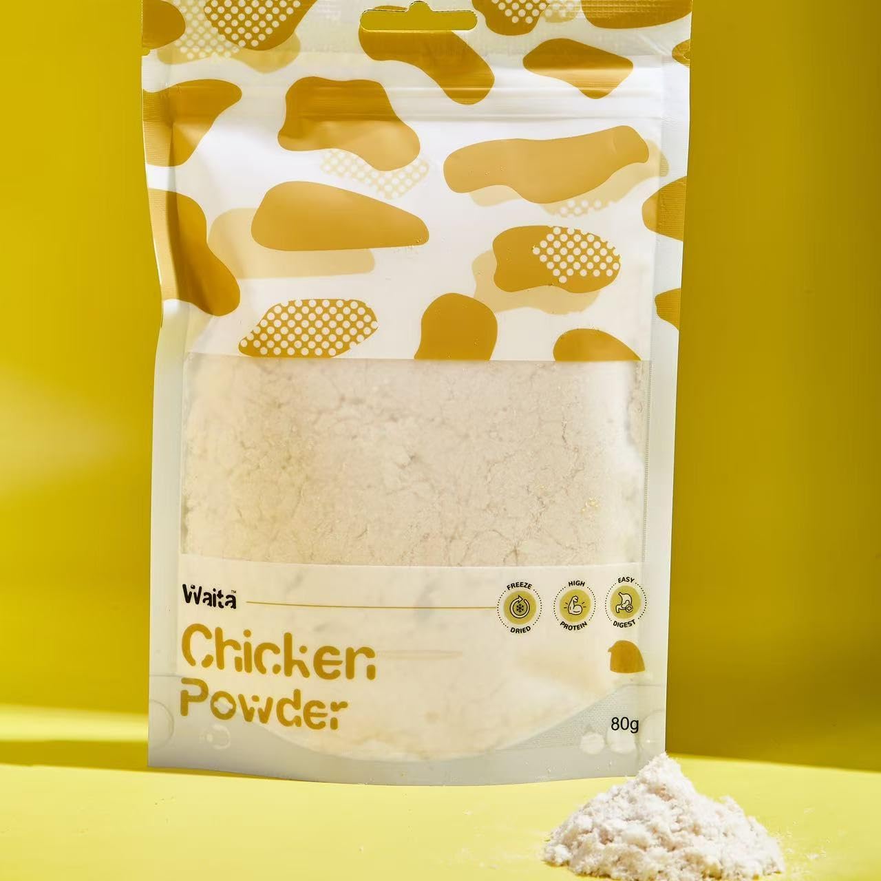 Cat Treats Dog Treats Natural Fresh Freeze-Dried Chicken Powder Pet Food Topper 80g bag