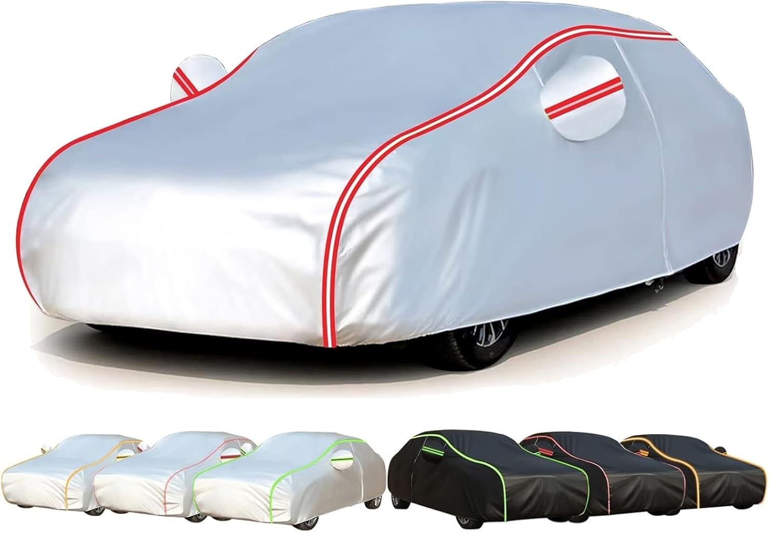 Car Cover for Hyund𝐚i Sonata Ⅶ 2014-2017 (485.4 x 186.4 x 147.1cm),Customized car cover, rain and snow proof, dust proof, UV proof, anti-aging, with windproof rope and storage bag