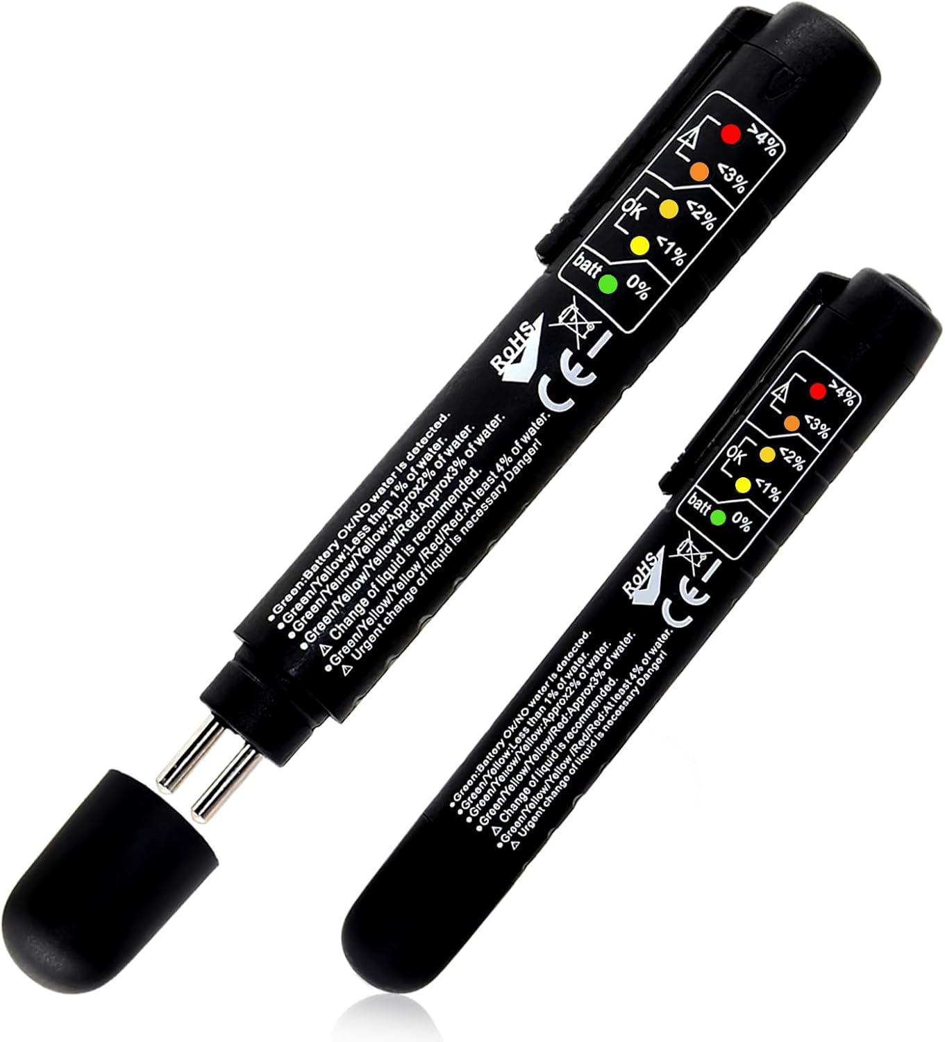 Brake Fluid Tester, Universal Automotive Brake Fluid Test Pen Portable Precision Brake Fluid Oil Detection Pen for DOT3 DOT4 DOT5 ENV6 ENV4