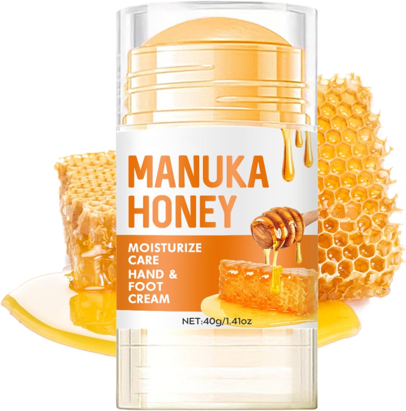 Honey Foot Cream - Intensive Foot & Hand Cream for Dry Skin - Cracked Heel Repair Cream with Manuka Honey & Shea Butter,Intensive Moisturising for Cracked Skin for Women & Men