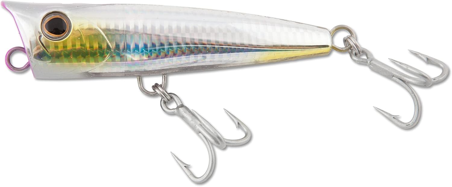 Shimano Pop-Orca Fishing Lure, Clear/Silver