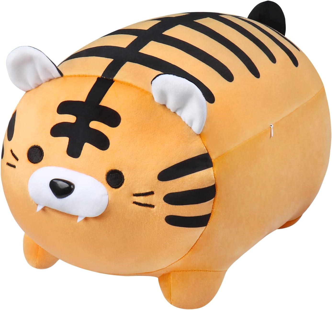 Fortuning's JDS Tiger Plush Stuffed Animal PlushTiger Cuddle Pillow Cute Stuffed Tigers Soft Plushie Chubby Cushion Toys New Year Gift for Friends Cuddly Toy Cuddling Pillow 13.7 inch
