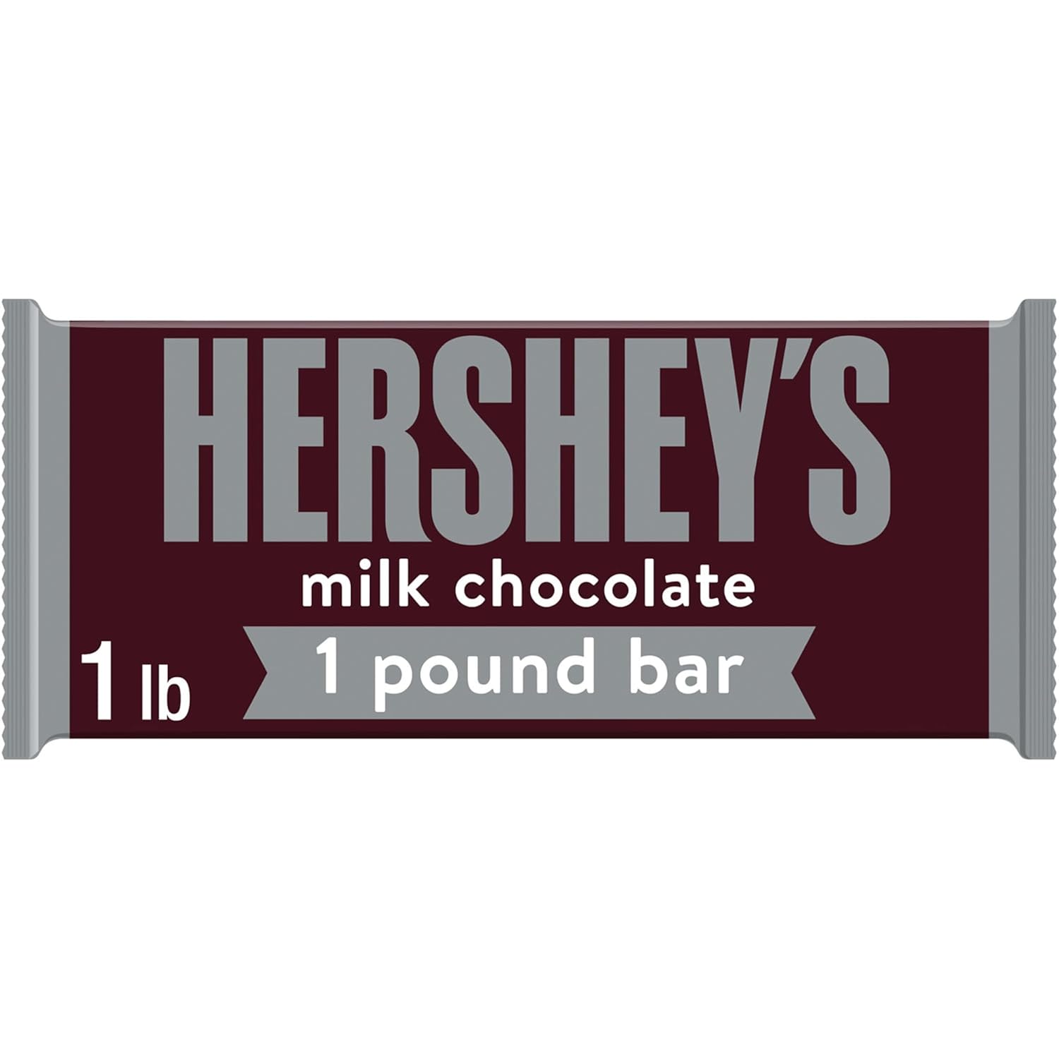 HERSHEY'S Milk Chocolate Candy Gift Bar, 1 lb