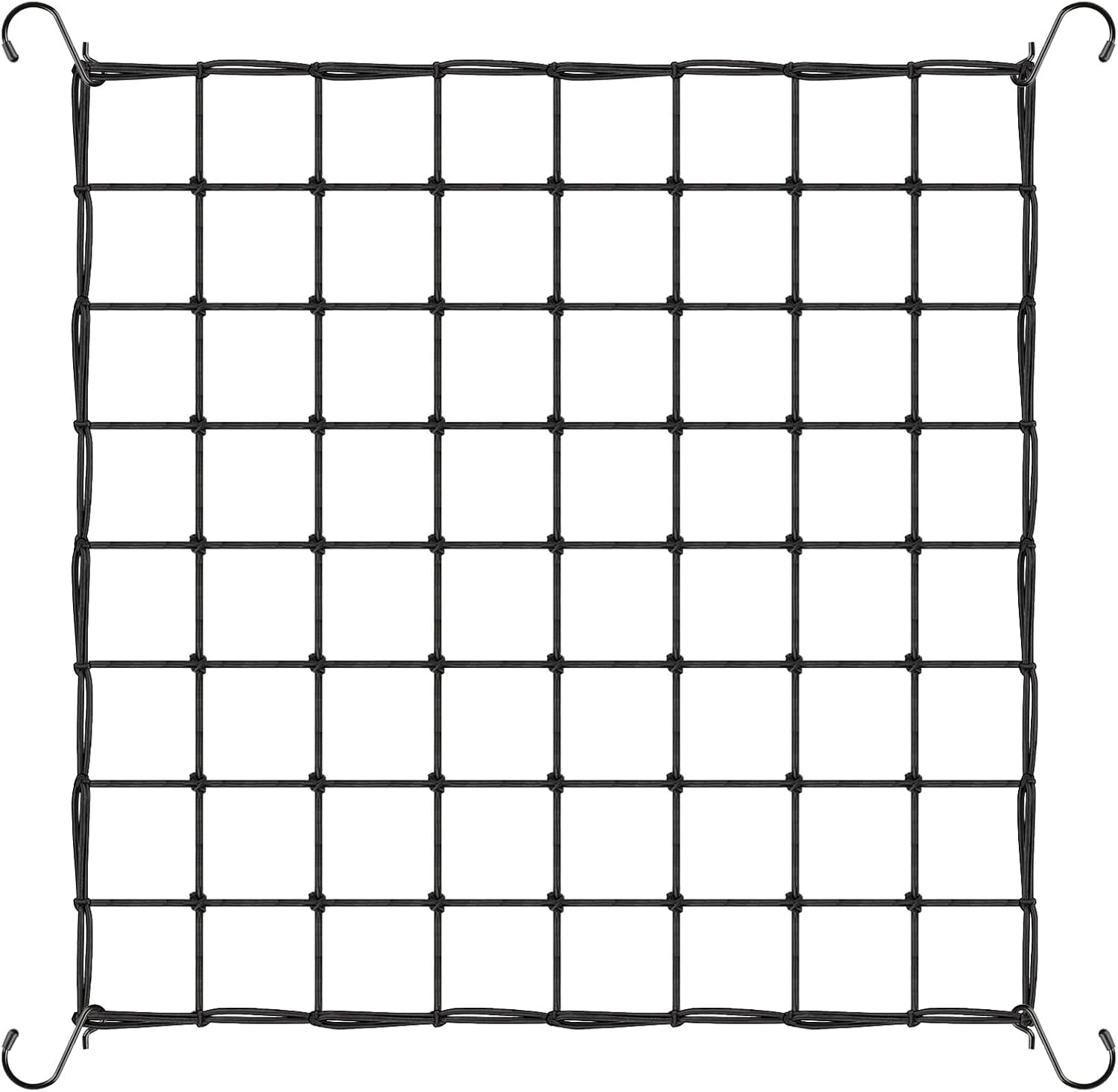 Trellis Netting, Scrog Net with 4 Hooks, 4x4 Trellis Net for Grow Tent, Heavy-Duty Plant Net for Cucumber Gardening and Horticulture, Grow Tent Accessories(1 Pack)