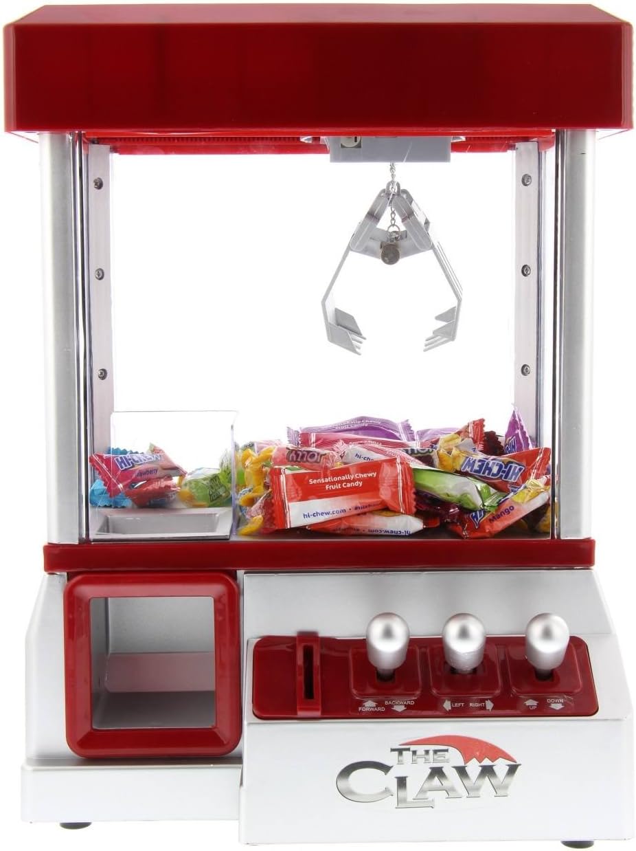 Etna Electronic Arcade Claw Machine - Toy Grabber Machine with Flashing LED Lights and Sound