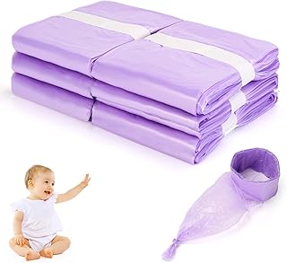 Diaper Pail Refill Bags, Pack of 6 | Compatible with Dekor CLASSIC Regular Size Pail, Korbell, Janibell Akord Diaper System, Holds up to 3000 Diapers