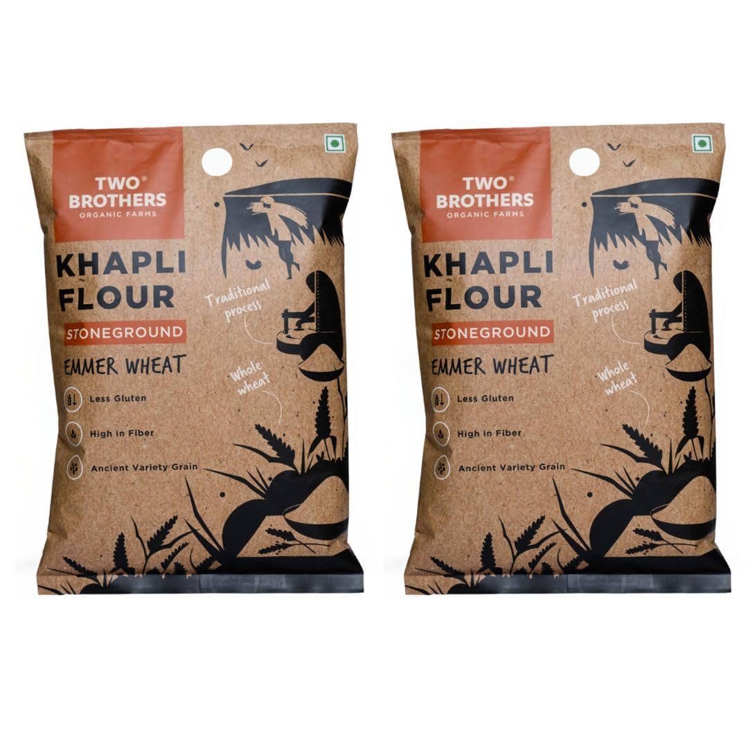 Two Brothers India Farms Khapli Atta, 10Kg