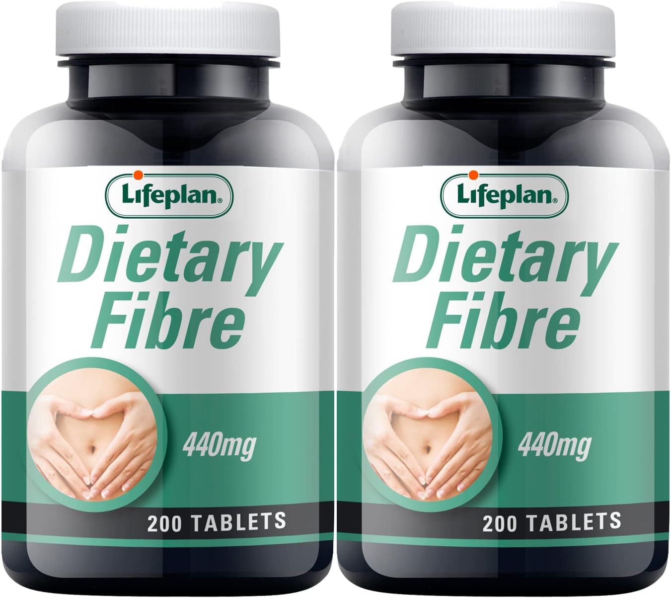 Lifeplan Dietary Fibre 440mg 2 x 200 Tablets
