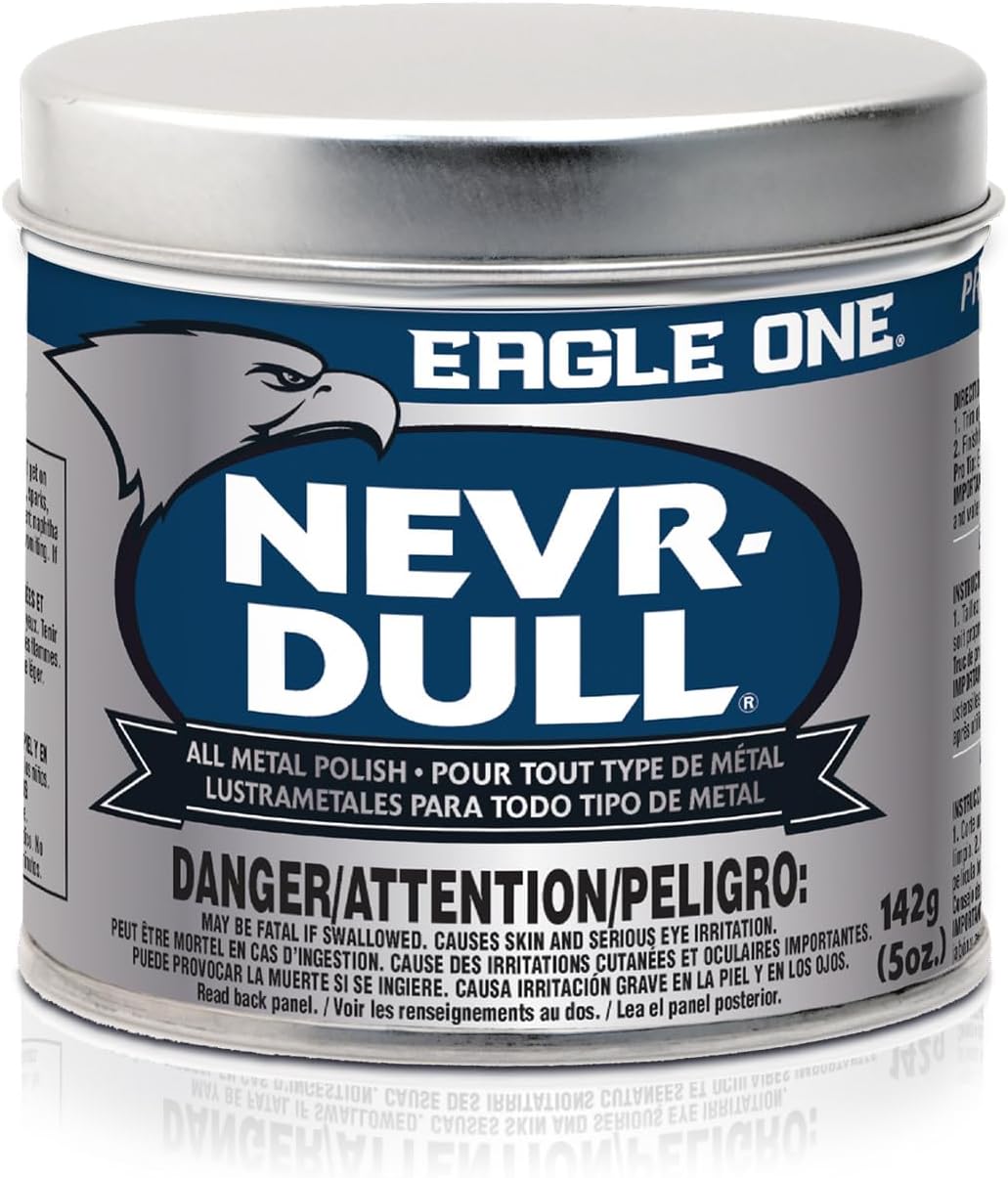 Eagle One Car Polish, Nevr-Dull Wadding Metal Polish, 5 Oz