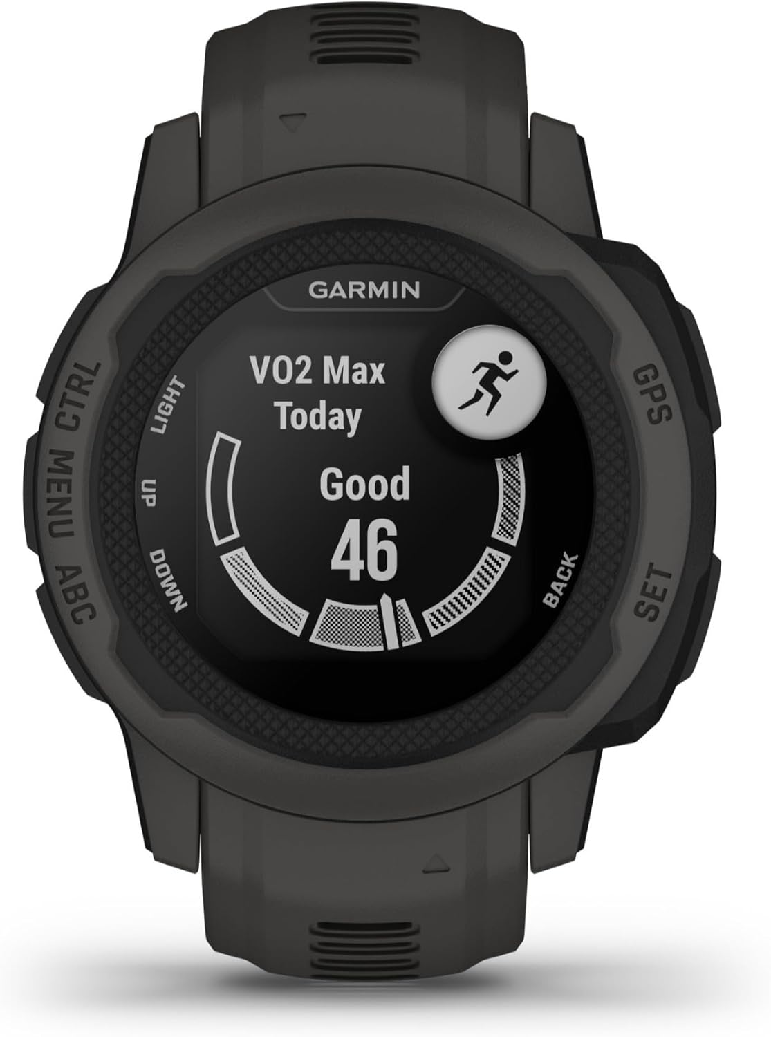 Garmin Instinct 2S, Smaller-Sized Rugged Outdoor Watch with GPS, Built for All Elements, Multi-GNSS Support, Tracback Routing and More, Graphite