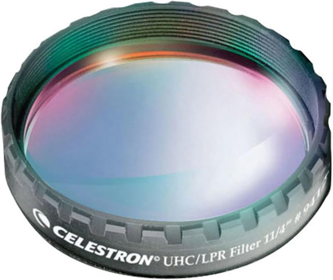 Celestron UHC/LPR Light Pollution Reduction Filter for Telescopes – 1.25"