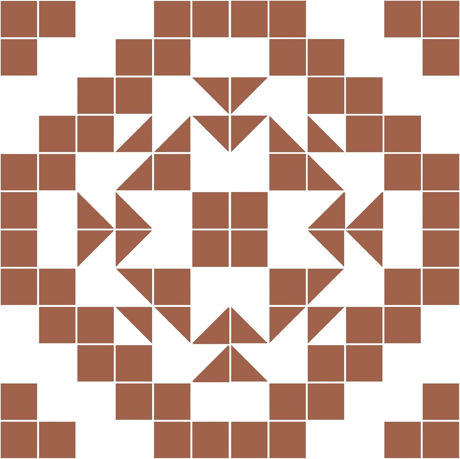 FloorPops 12-in by 12-in Terracotta Matias Peel & Stick Floor Tiles, FP4946