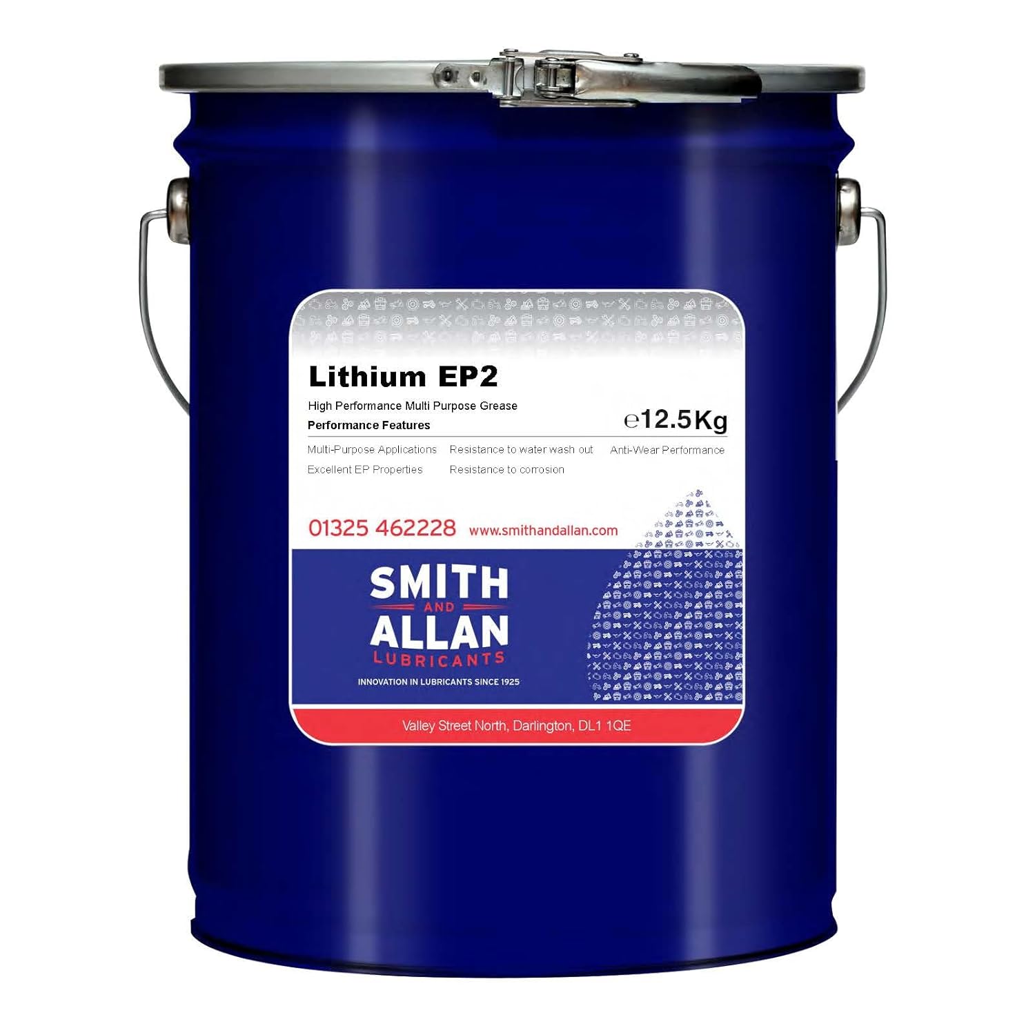 Smith & Allan Lithium EP2 Grease Multi-Purpose NLGI2 12.5KG Keg