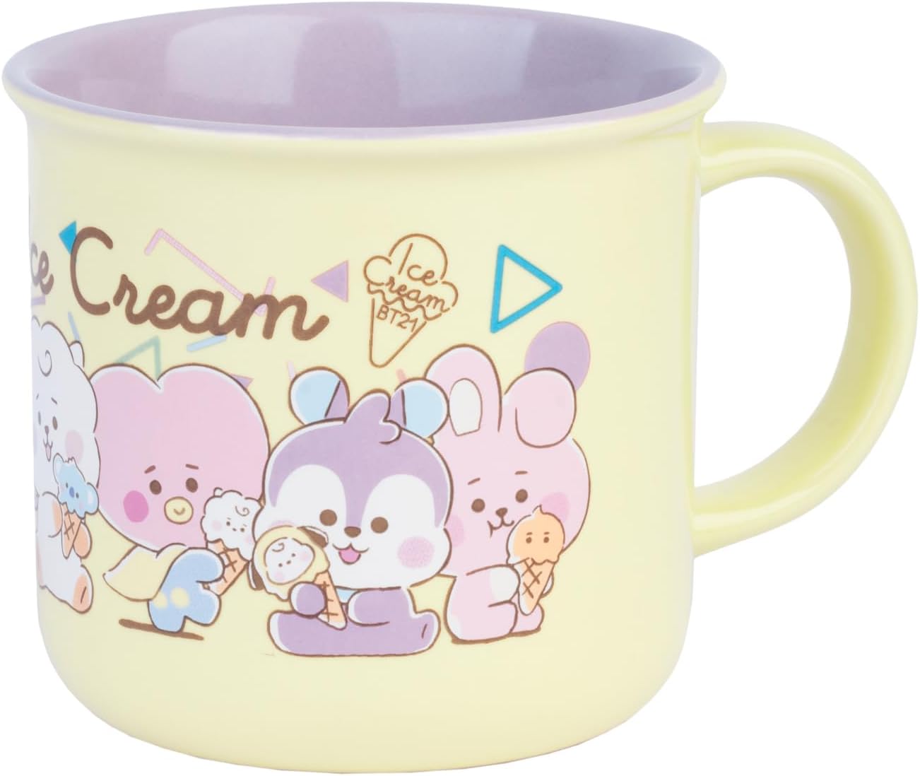Grupo Erik Ceramic Mug BT21 Merchandise | 12.6 oz - 375 ml Coffee Mug Tea, Cool Mugs and Cups | BT21 Gifts Under 10 Pounds, BT21 Merch, Gifts Kawaii Stuff