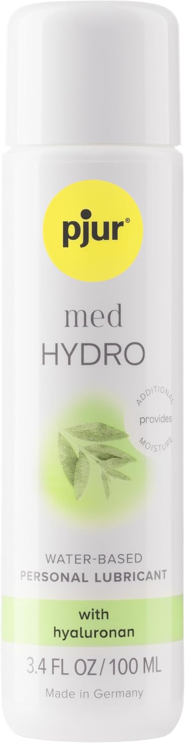 pjur med Hydro, Water-Based Lubricant, Premium Formula, 3.4 fl oz