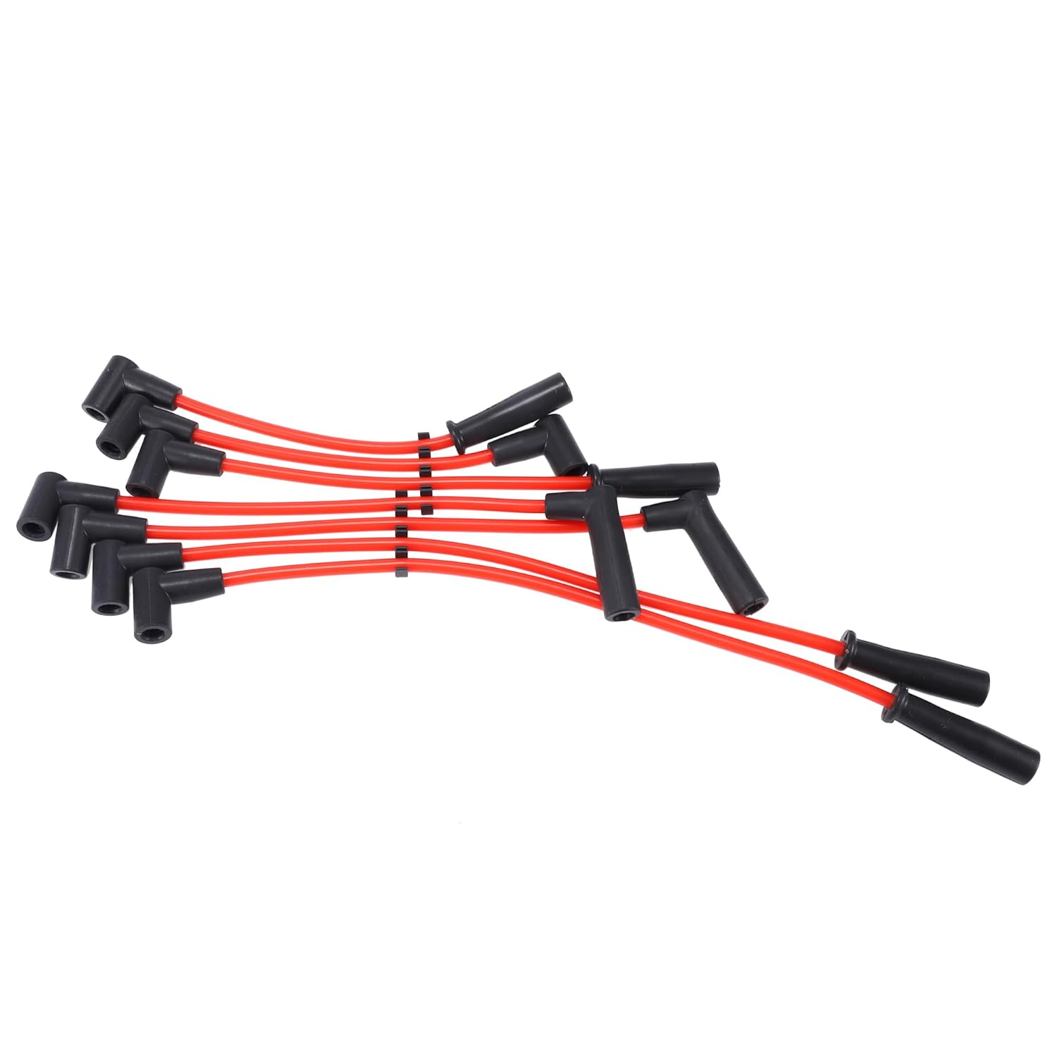ACROPIX Car Spark Plug Coil Wires Ignition Coil Harness Cable Fit for Jeep Cherokee XJ L6 4.0L 1991-1999 No.56041856AA/56041861AB - Pack of 7