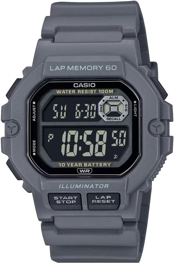 Casio WS-1400H Series | Black | Lap Memory 60