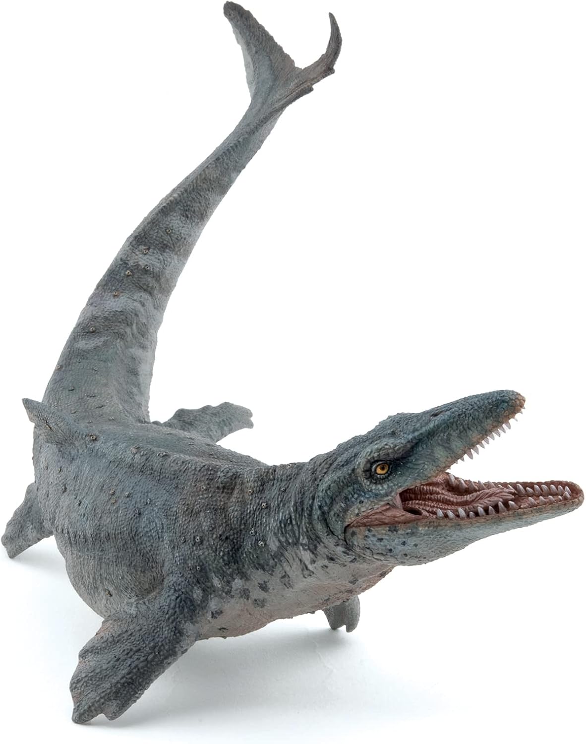 Papo - Mosasaurus Figure - Prehistoric Marine Reptile Toy for Kids Age 3+ - Hand Painted Cretaceous Predator with Realistic Details - 25.5 x 15 x 11 cm - Plastic Dinosaur Toy - 55088