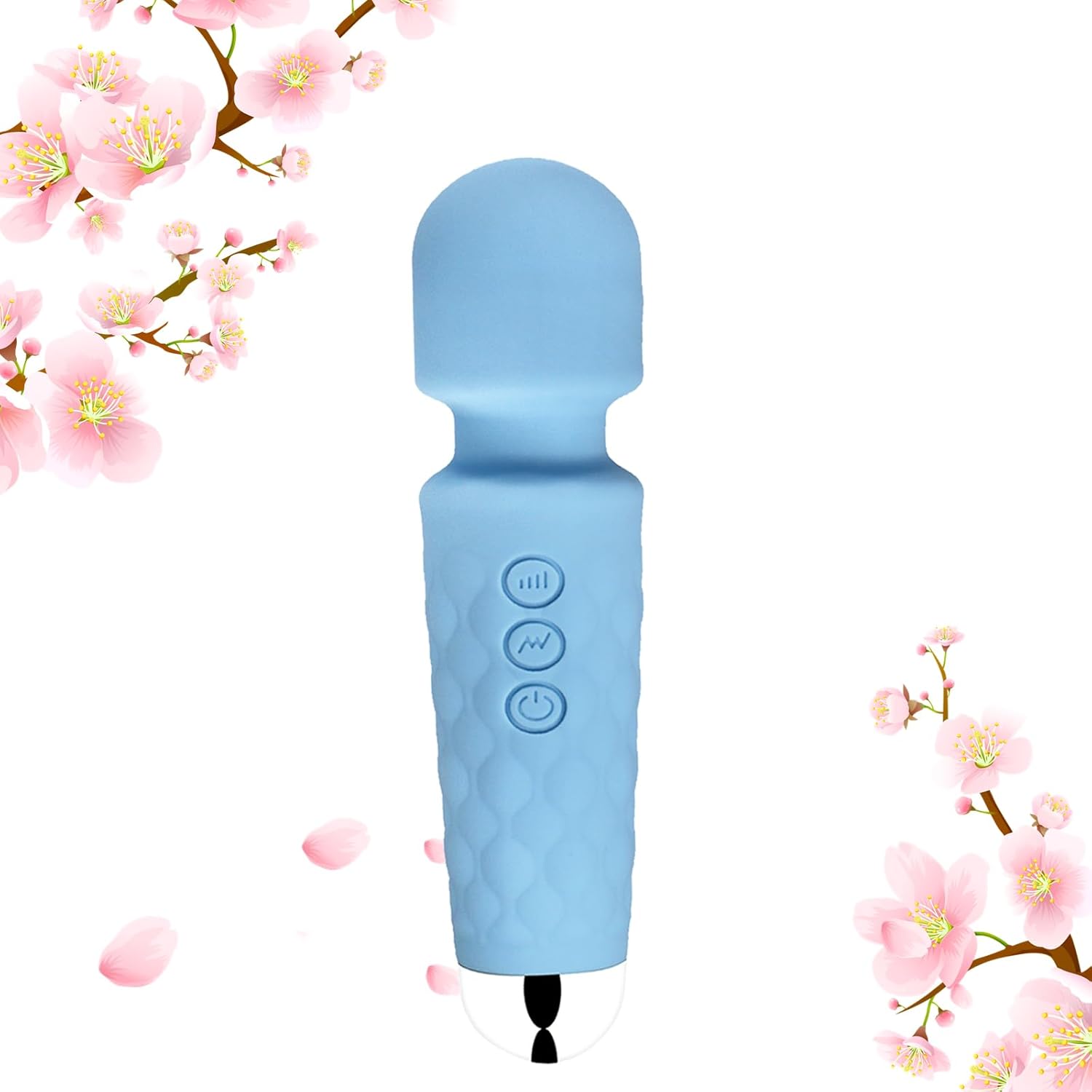 LUMIO Body Back Relaxation Massager - Mini - Travel - 9 Speeds 19 Modes - for Back - Foot - Arm Muscle Relaxation (Blue) (Blue)
