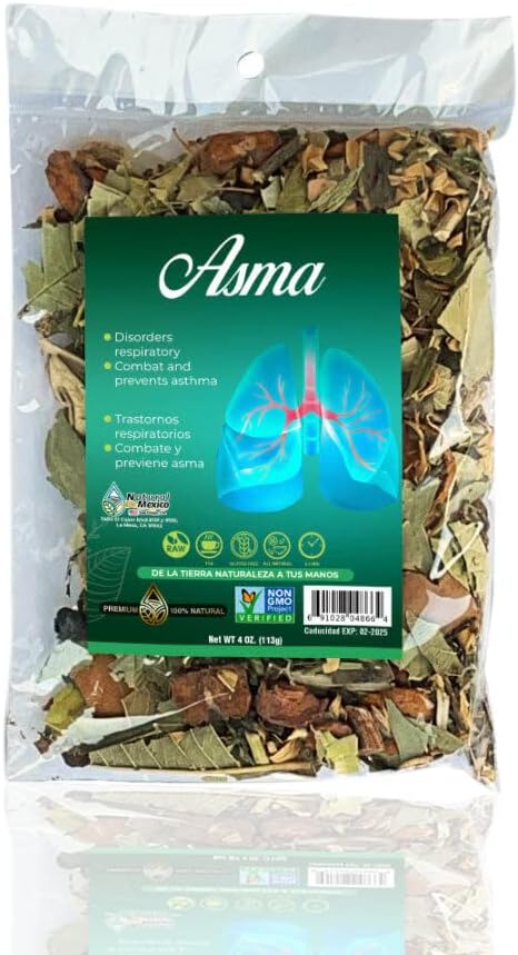 Asma Herbal/Tea 4 oz-113g. Bronquios, Asma/Asthma, Natural Respiratory Relief