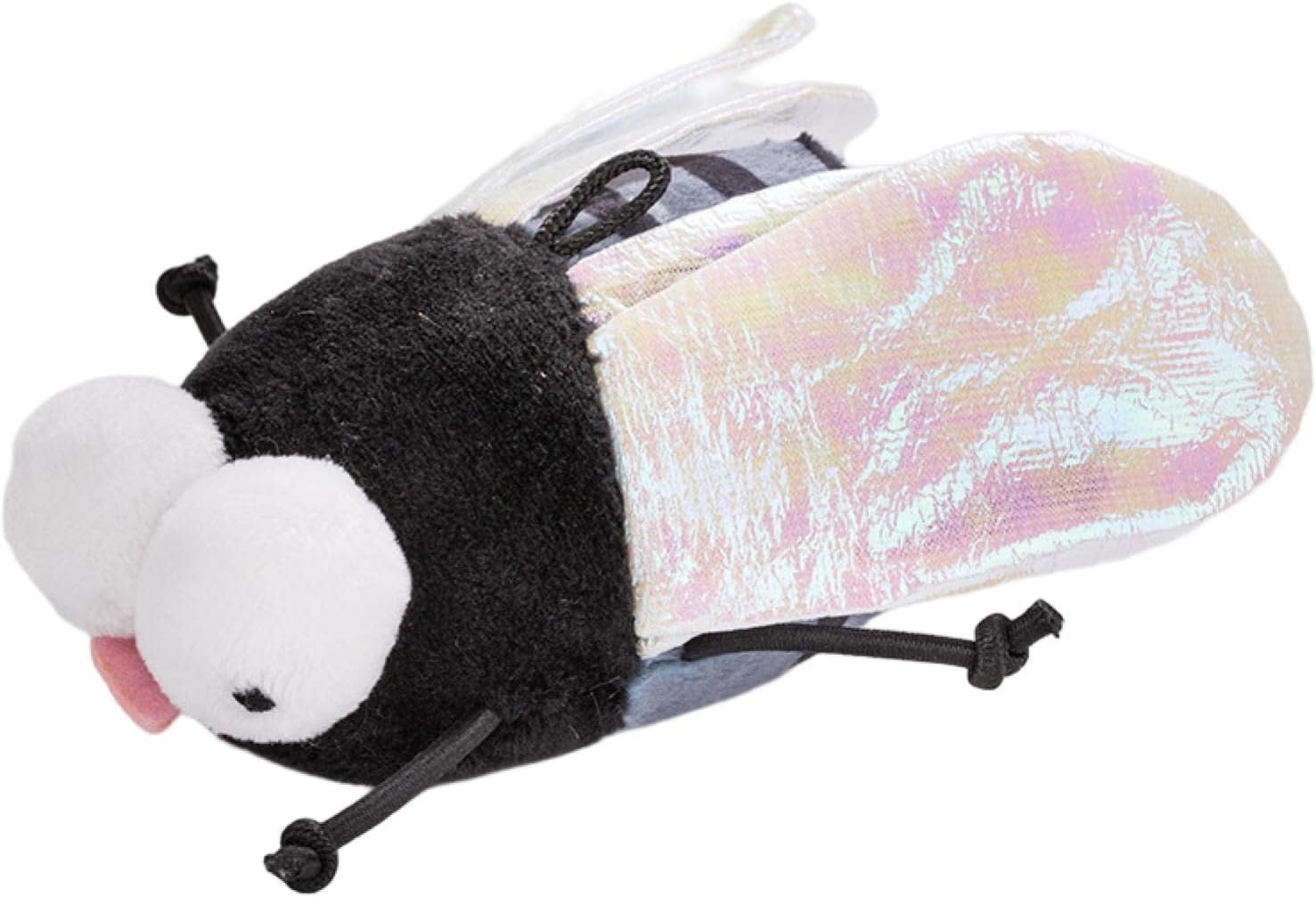 Funight Pet Interactive Toy Exquisite Stress Relief Bite Resistant Mosquito Shape Pet Kitten Cat Interactive Toy Pet Supplies C