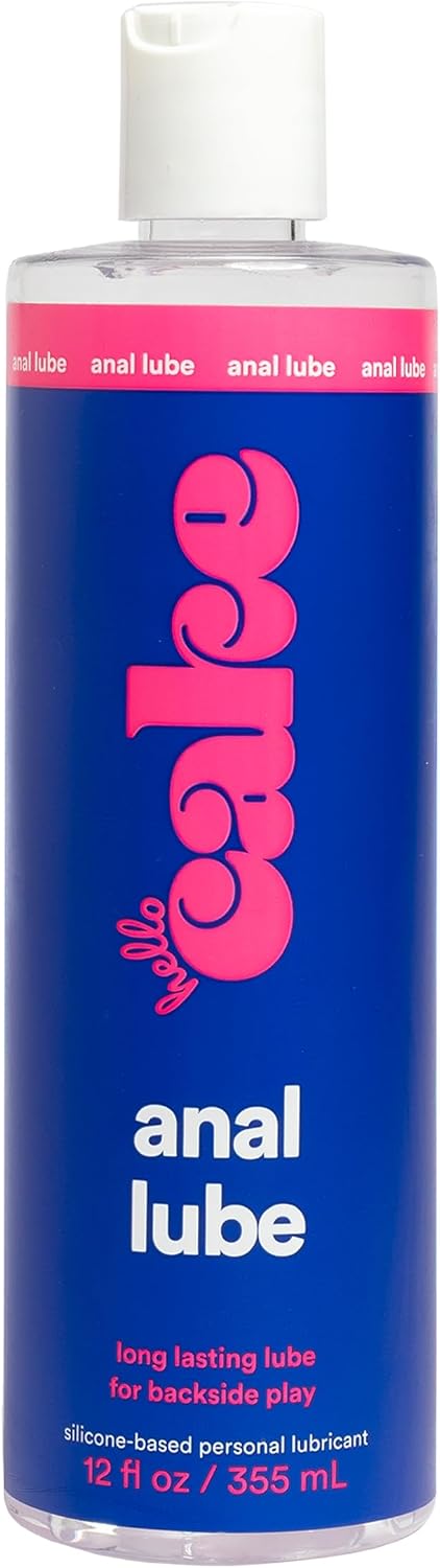 Hello Cake Anal Lube - Silicone-Based Personal Lubricant, 12 fl oz
