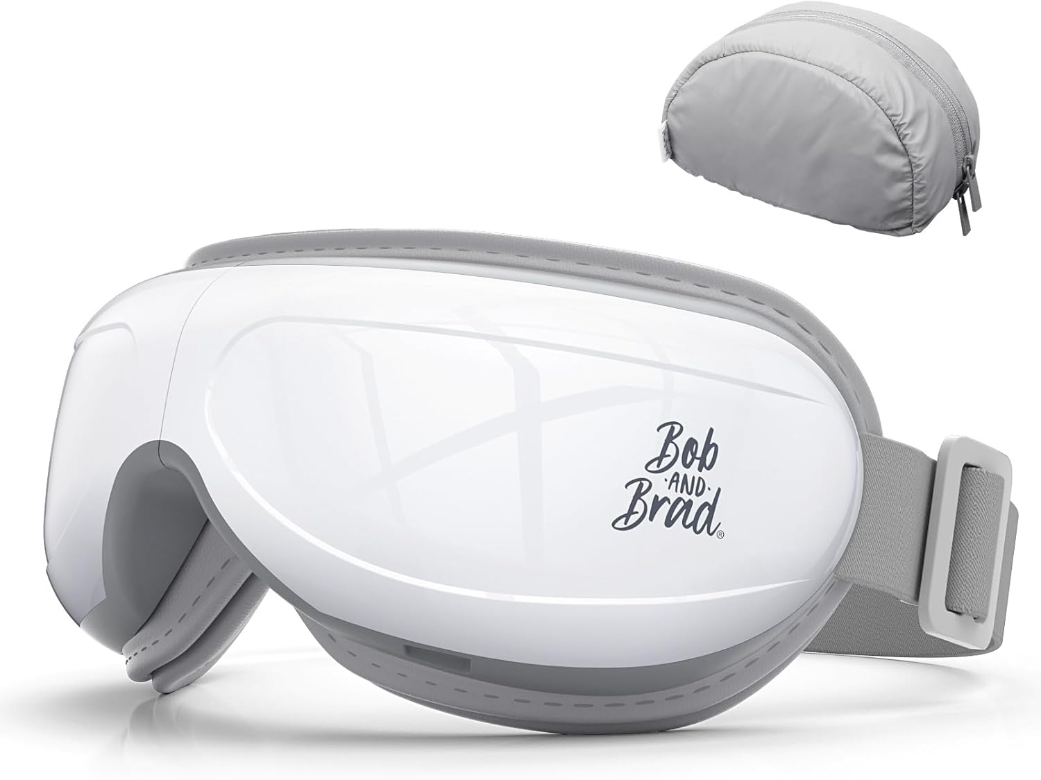 Bob and Brad EyeOasis 2 - Eye Massager with Heat, Compression & Music, Rechargeable Electric Eye Mask for Relieve Puffy & Dry Eyes, Sleep Mask for Dark Circles, Improve Sleeping, Gifts for Men Women
