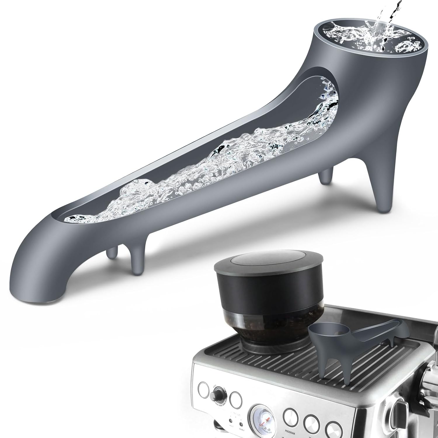 Coffee Machine Water Tank Access Funnel for Breville ESP-resso Machine, Coffee Machine Water Tank Funnel fits Coffee Machines with Water Tank on The Back, Use for All Flat Top