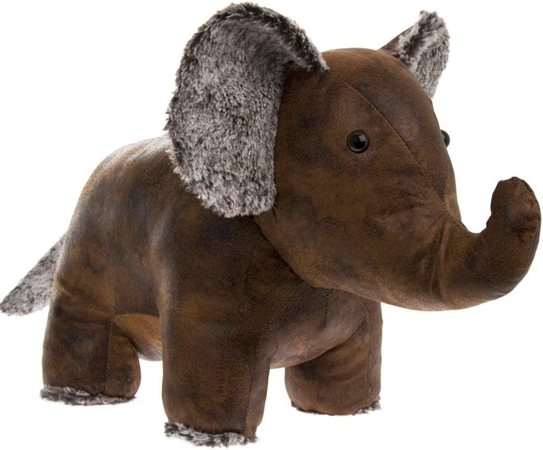 Lesser & Pavey Faux Leather Elephant Door Stops